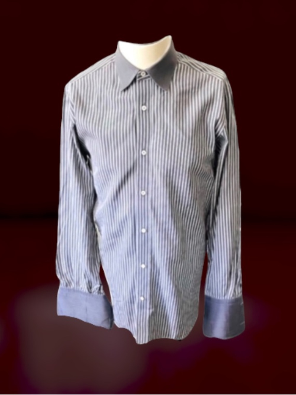 BRIONI Neiman Marcus Mens French Cuff Dress Shirt Size 15.5 R